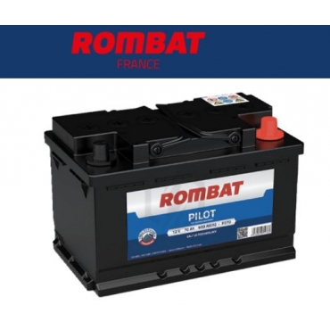 Rombat - Batterie voiture Rombat Pilot P260 12V 60Ah 480A - 1001Piles  Batteries