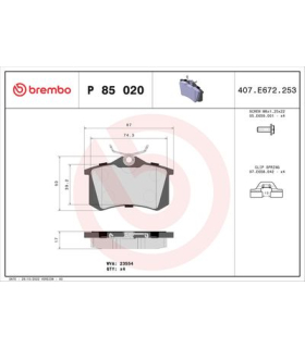 BREP85020 - P 85 020