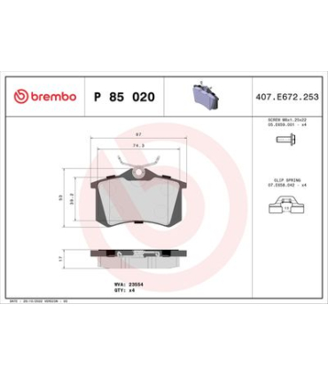 BREP85020 - P 85 020