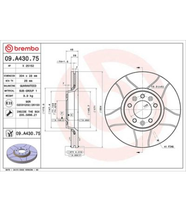BRE09A43075 - 09.A430.75