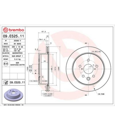 BRE09E52511 - 09.E525.11